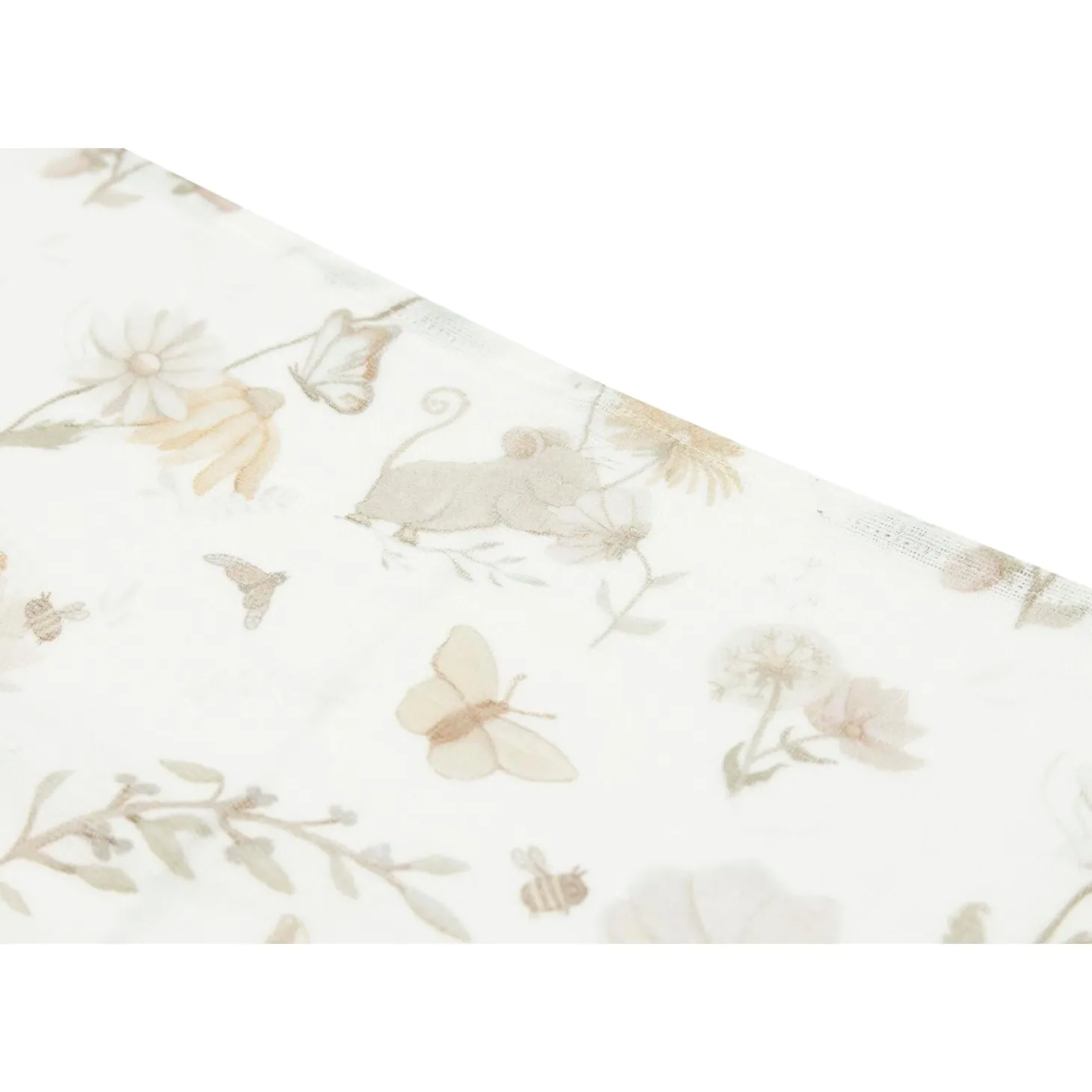 Jollein Lot de 2 langes gaze de coton small dreamy mouse 70x70 cm