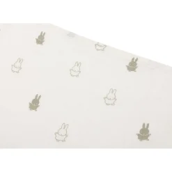 Jollein Lot de 3 Langes gaze de coton small Miffy Olive Green 70x70 cm