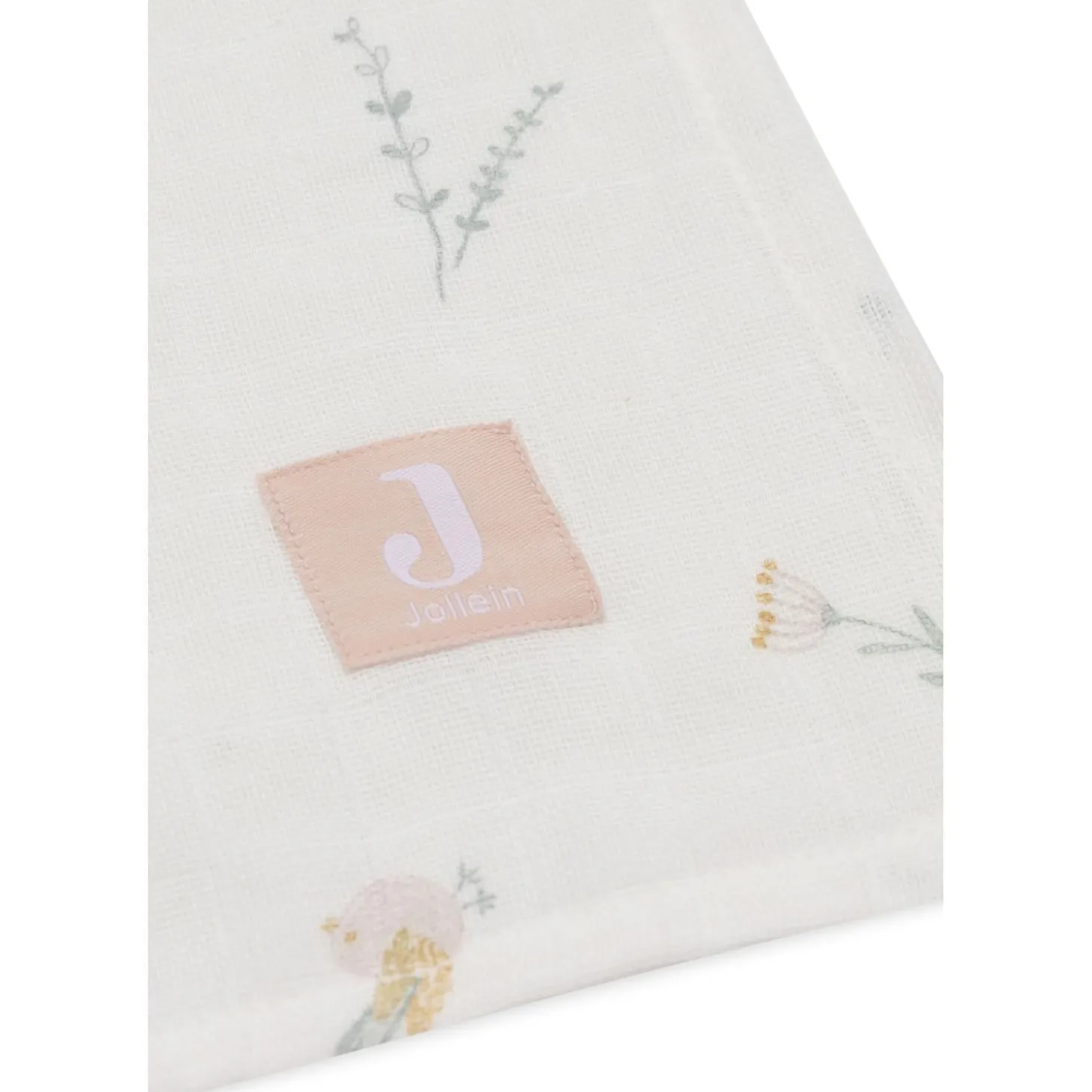 Jollein Lot de 2 Langes Gaze de Coton Lovely Birds Multicolor 115x115 cm