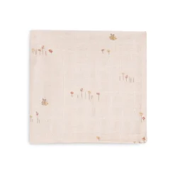 Jollein Lot de 3 Serviette Gaze de Coton Pretty Picnic Multicolore 31x31 cm