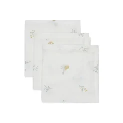 Jollein                    Lot de 3 Serviettes Gaze de Coton Lovely Birds     Multicolor            31x31 cm