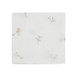 Jollein                    Lot de 3 Serviettes Gaze de Coton Lovely Birds     Multicolor            31x31 cm