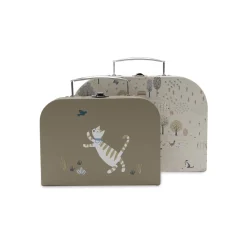 Jollein                    Lot de 2 Valisette à Jouets Tiny Park    Multicolore