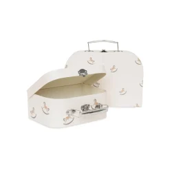 Jollein                    Lot de 2 valisettes à Jouet Nostalgic Ride 2 Pièces    Multicolore