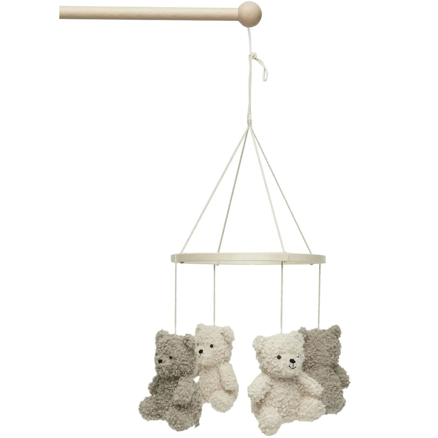 Jollein Mobile Bébé Teddy Bear Olive Green/Natural