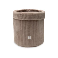 Jollein                    Panier de Rangement Cloudy Rib    Milky Coffee
