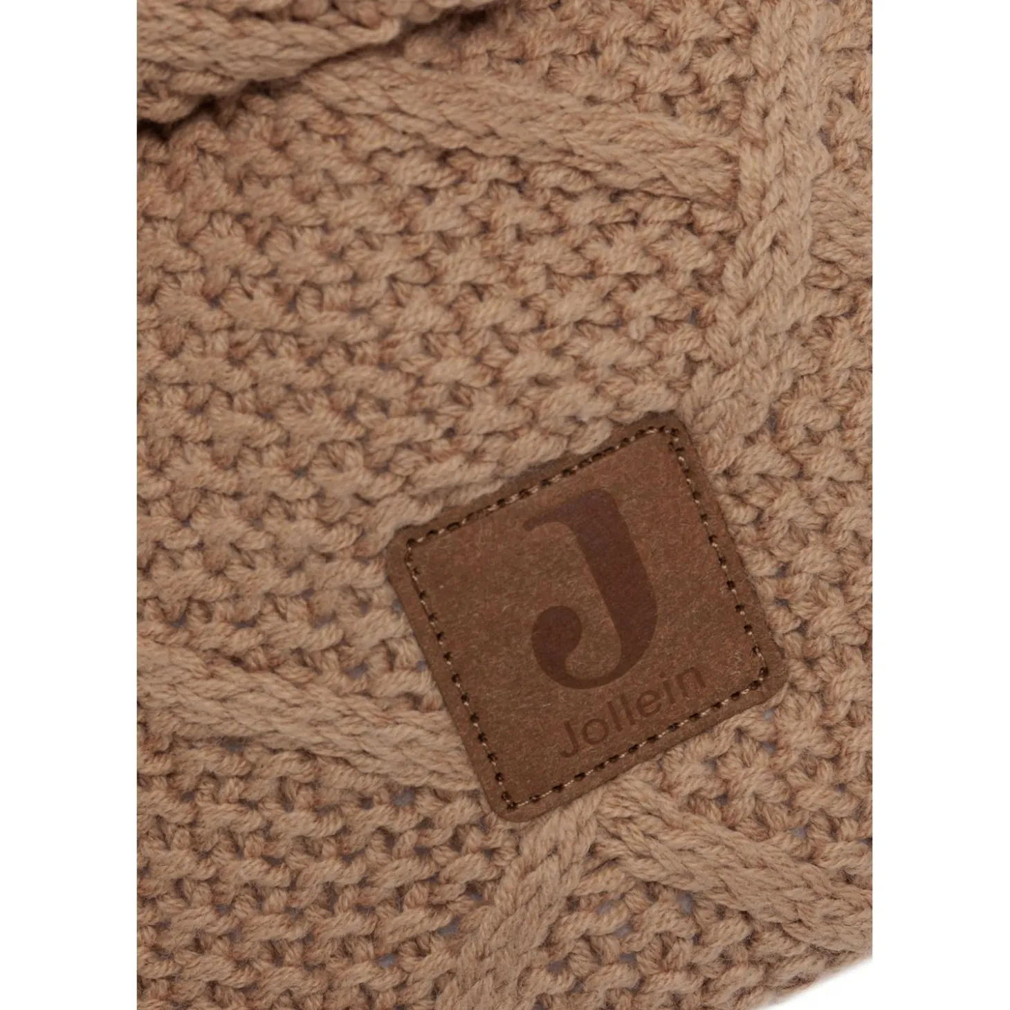 Jollein Panier de Soins Check Knit Biscuit