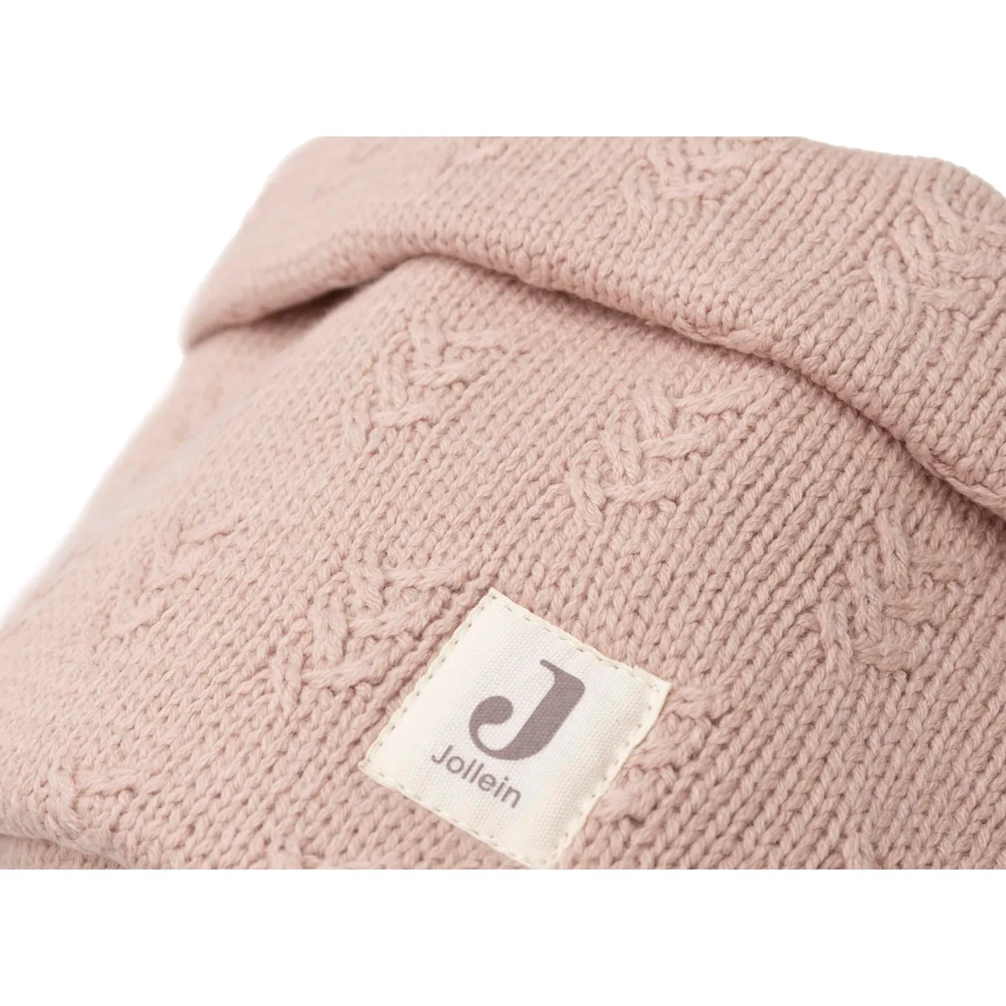 Jollein Panier de Soins grain knit Wild Rose