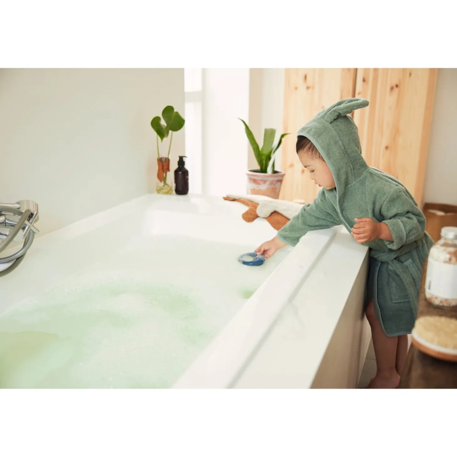 Jollein Peignoir de bain en éponge Mixte