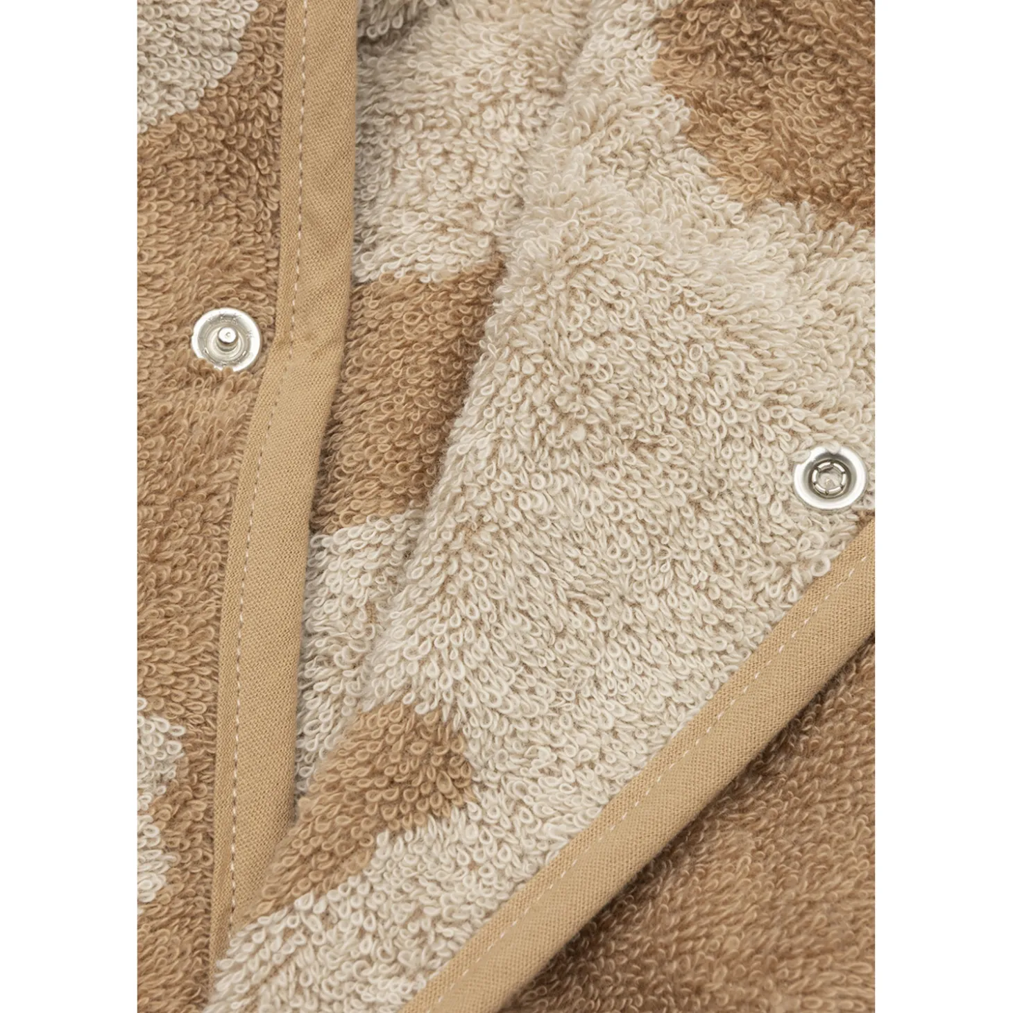 Jollein Peignoir Éponge Jacquard Teddy Bear Sand 1-2 ans