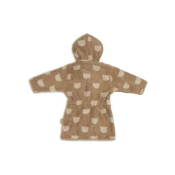 Jollein Peignoir Éponge Jacquard Teddy Bear Sand 1-2 ans