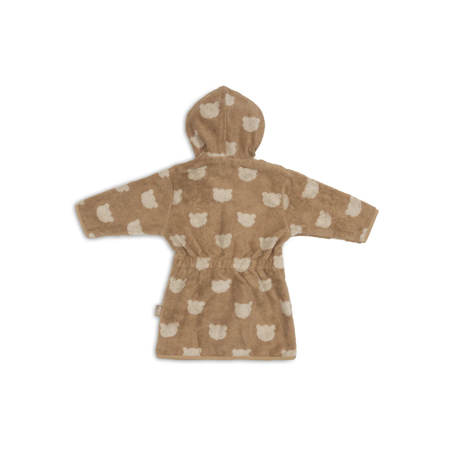 Jollein Peignoir Éponge Jacquard Teddy Bear Sand 1-2 ans