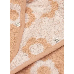 Jollein                    Peignoir Éponge Jacquard Flower    Wild Rose            1-2 ans