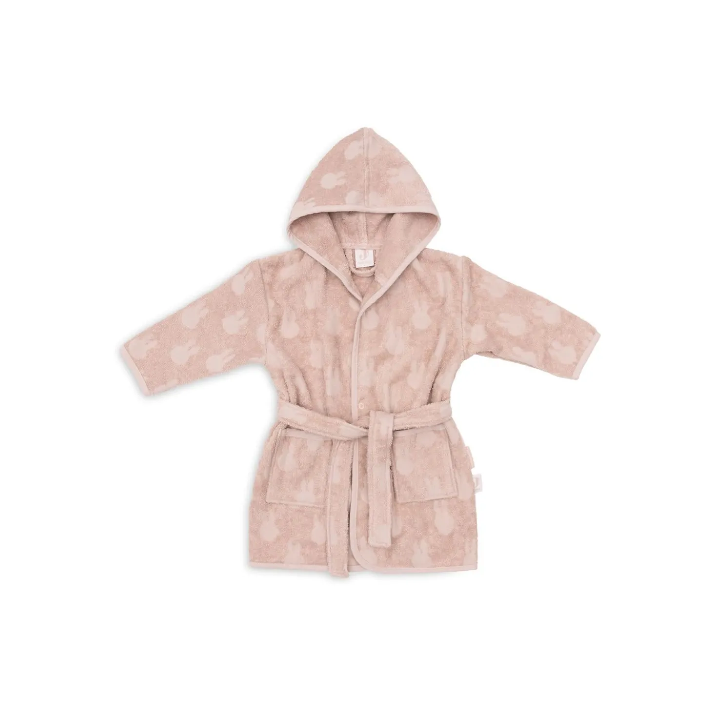 Jollein Peignoir éponge Miffy Jacquard Wild Rose 3-4 ans