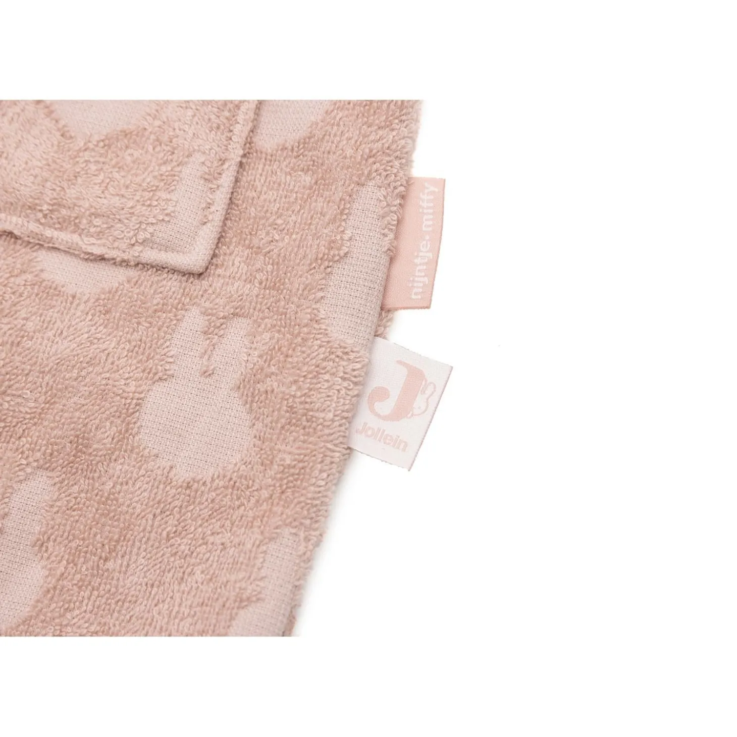 Jollein Peignoir éponge Miffy Jacquard Wild Rose 3-4 ans