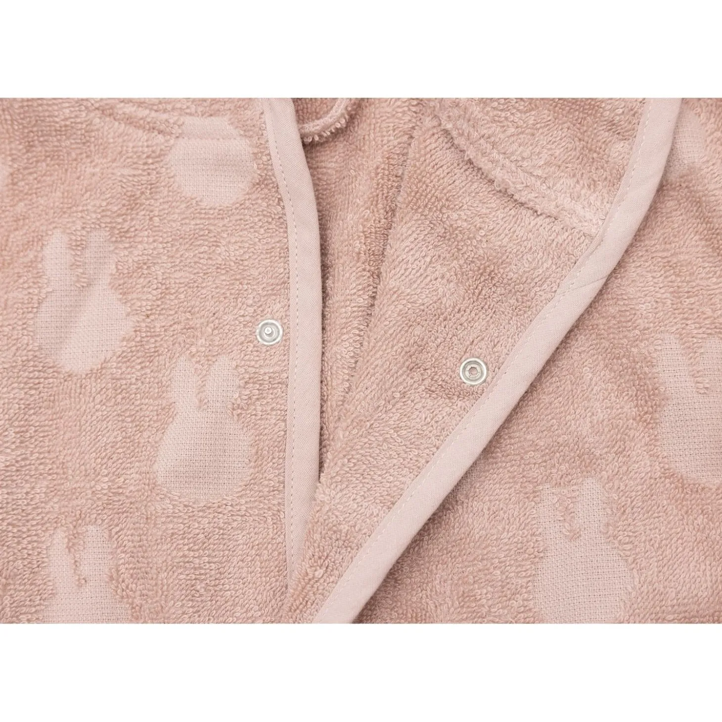 Jollein Peignoir éponge Miffy Jacquard Wild Rose 3-4 ans