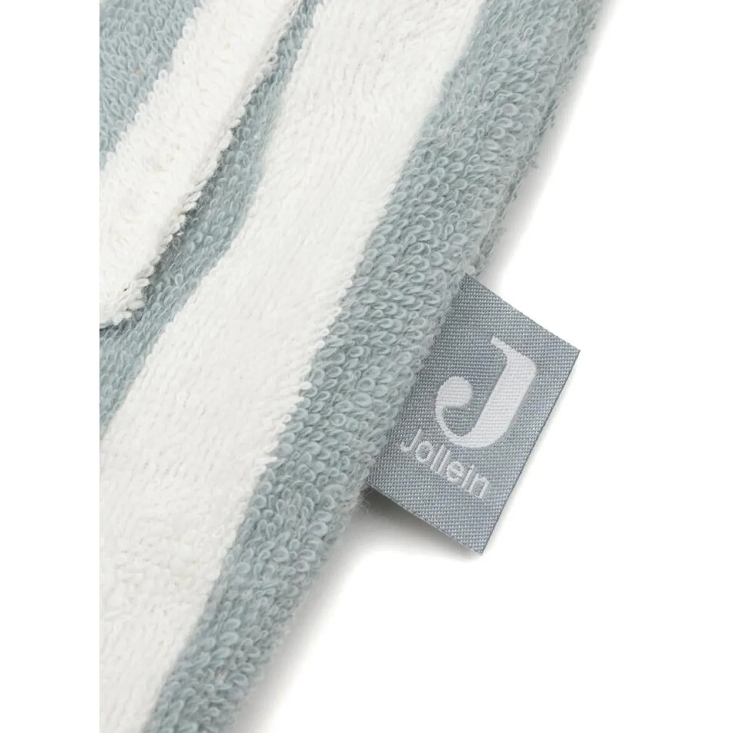 Jollein Peignoir Éponge Stripe GOTS Sea Green 1-2 ans