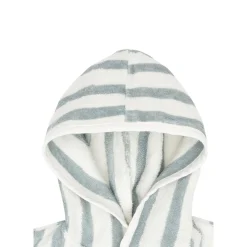 Jollein                    Peignoir Éponge Stripe GOTS    Sea Green            1-2 ans