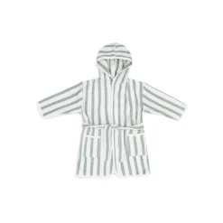 Jollein Peignoir Éponge Stripe GOTS Sea Green 1-2 ans