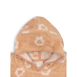 Jollein Poncho de Bain Éponge Jacquard Réversible Flower Wild Rose