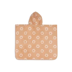 Jollein Poncho de Bain Éponge Jacquard Réversible Flower Wild Rose