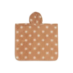 Jollein Poncho de Bain Éponge Jacquard Réversible Sun Terra