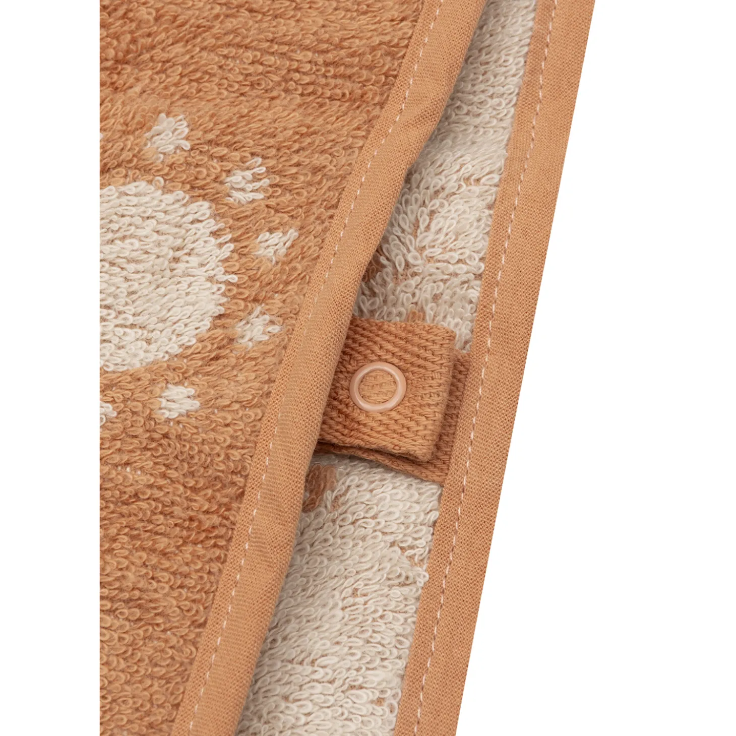 Jollein Poncho de Bain Éponge Jacquard Réversible Sun Terra
