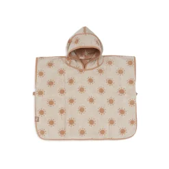 Jollein Poncho de Bain Éponge Jacquard Réversible Sun Terra