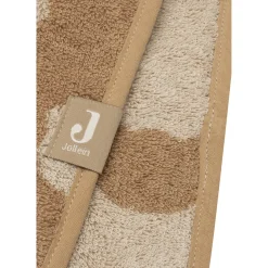 Jollein                    Poncho de Bain Éponge Jacquard Réversible Teddy Bear    Sand