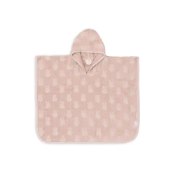 Jollein                    Poncho de bain Éponge Miffy Jacquard    Wild Rose