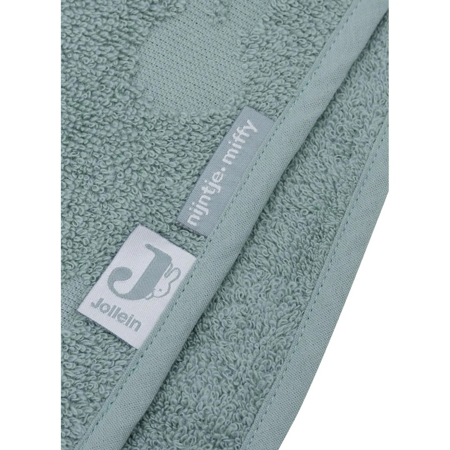 Jollein Poncho de bain Éponge Miffy Jacquard Sea Green
