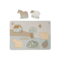 Jollein Puzzle en bois Farm