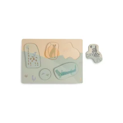 Jollein Puzzle en Bois Jungle Jambo Multicolor