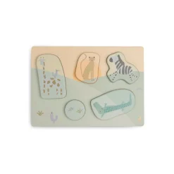 Jollein                    Puzzle en Bois Jungle Jambo    Multicolor