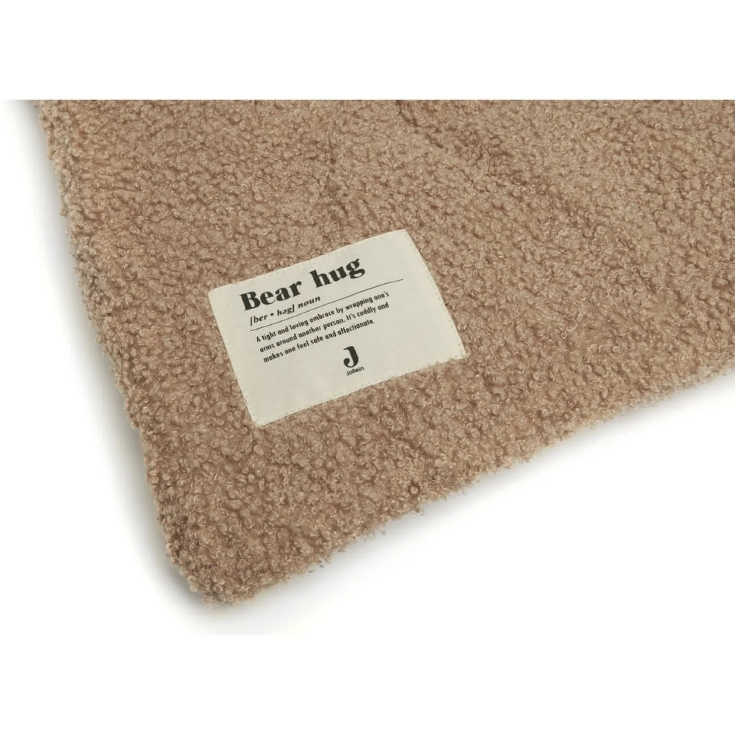 Jollein Tapis de parc boucle Biscuit 75x95 cm