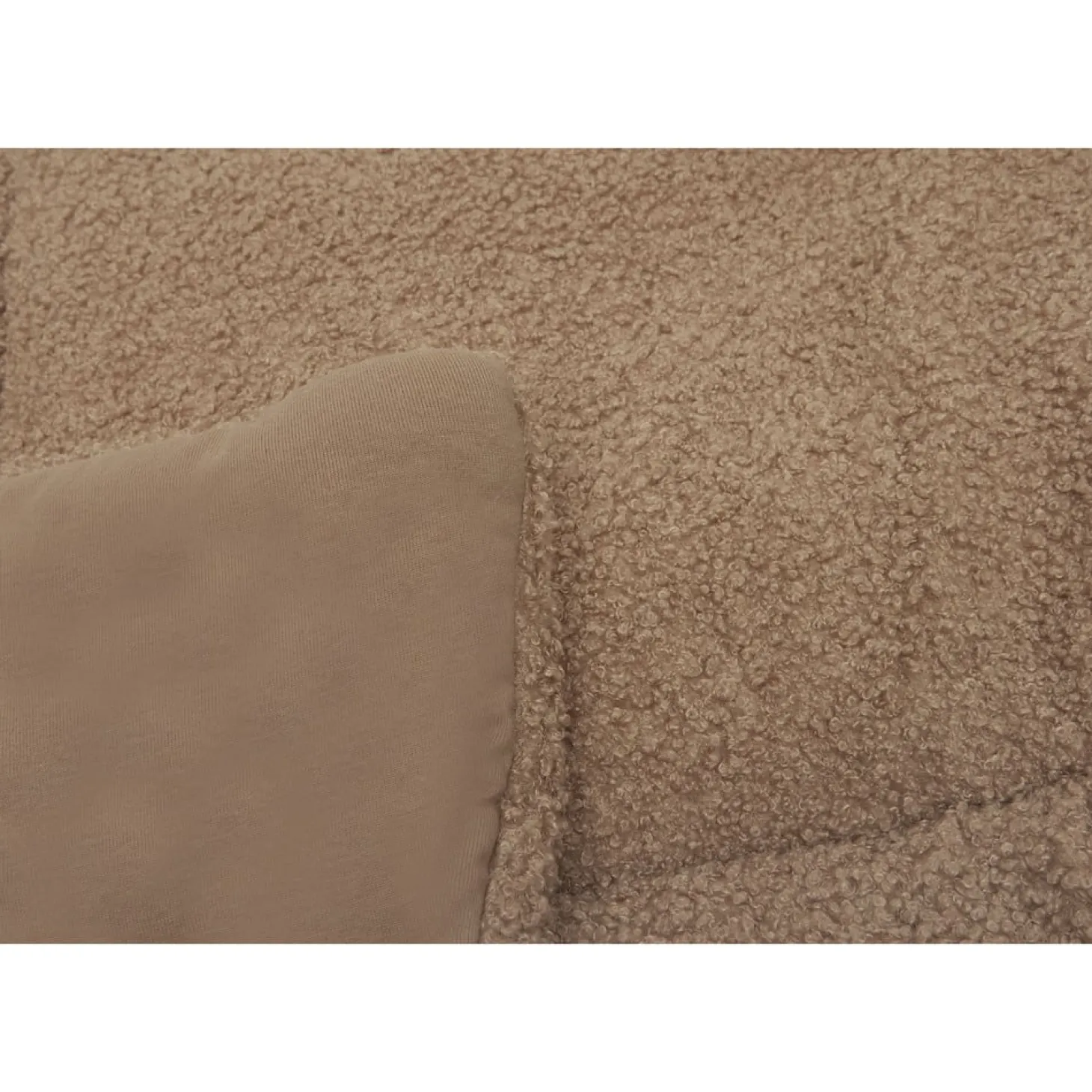 Jollein Tapis de parc boucle Biscuit 75x95 cm