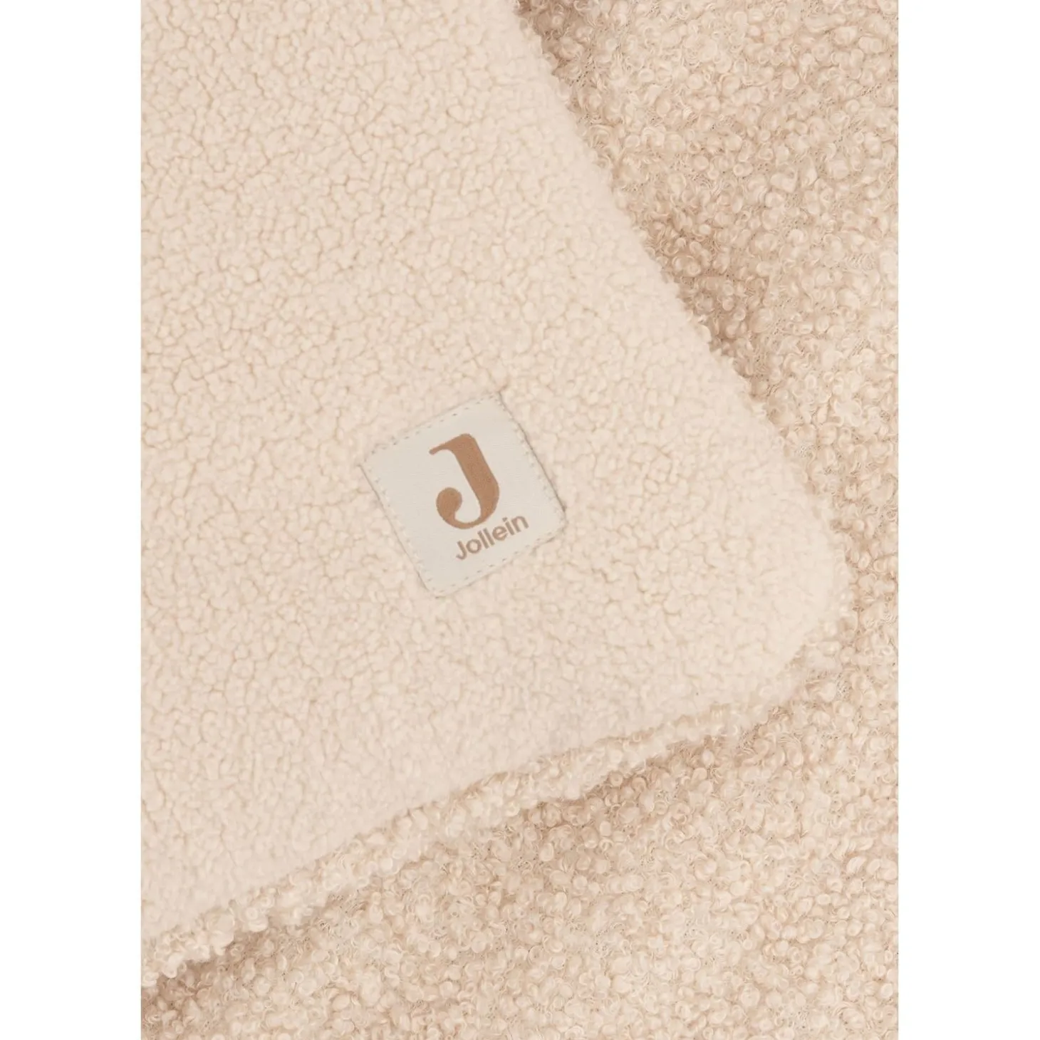 Jollein Tapis de parc boucle Natural 100x100 cm