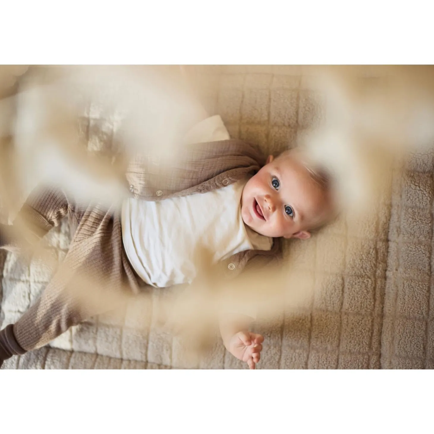 Jollein Tapis de Parc Box Teddy Warm Sand 75x95 cm