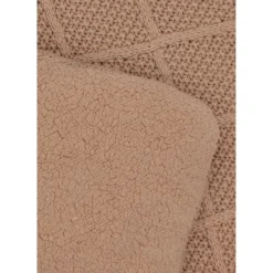 Jollein Tapis de parc Check Knit Biscuit 75x95 cm