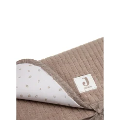 Jollein                    Tapis à Langer nomade avec poches Cloudy Rib    Milky Coffee