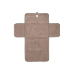 Jollein                    Tapis à Langer nomade avec poches Cloudy Rib    Milky Coffee