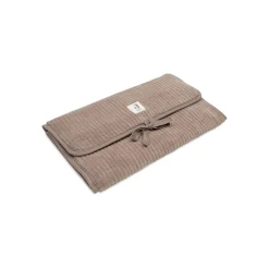 Jollein                    Tapis à Langer nomade avec poches Cloudy Rib    Milky Coffee