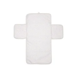Jollein Tapis à Langer nomade avec poches Cloudy Rib Oatmeal