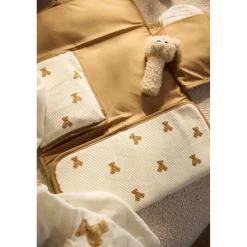 Jollein Tapis à Langer Nomade Waffle Mini Teddy Bear Multicolore