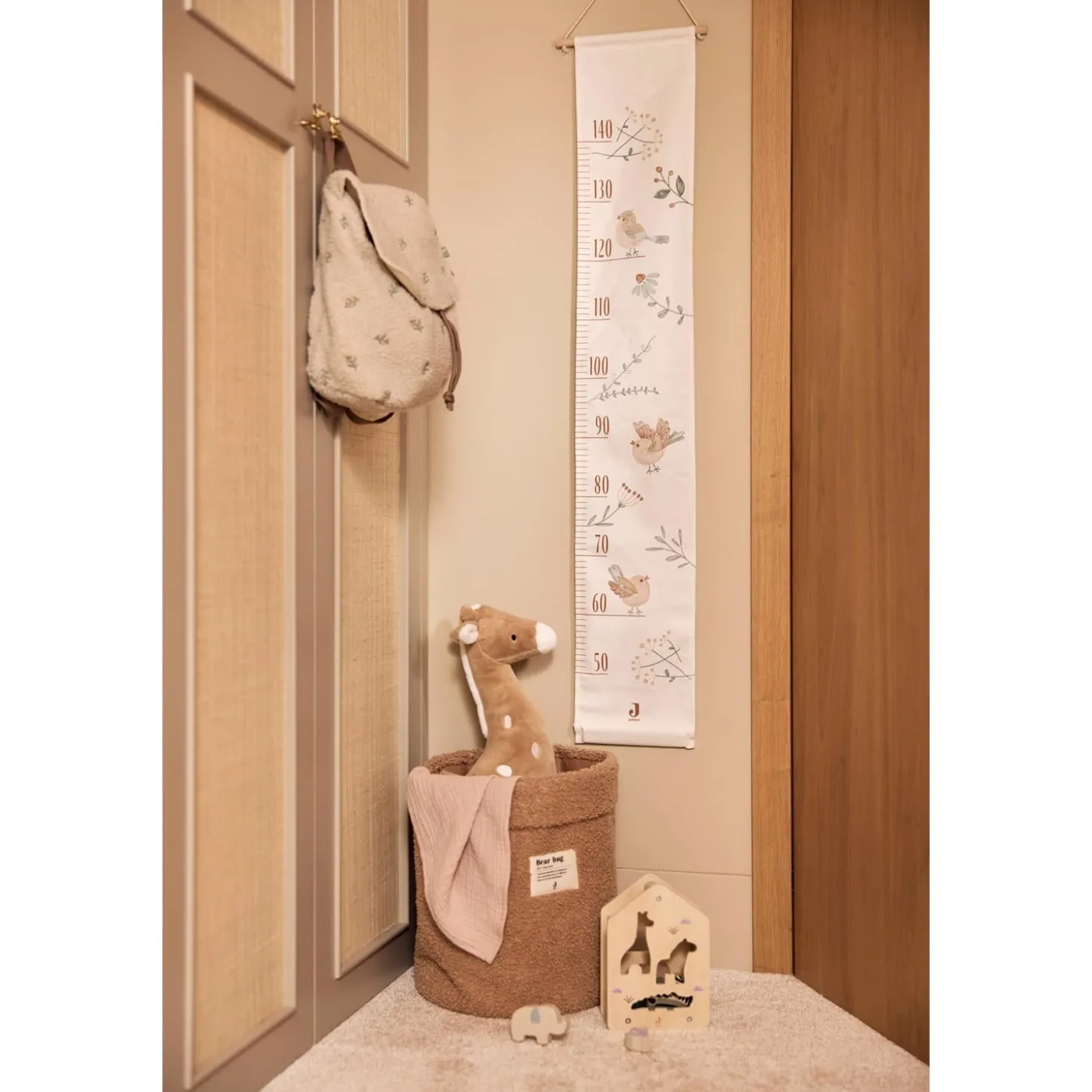 Jollein Toise murale Lovely Birds Multicolore