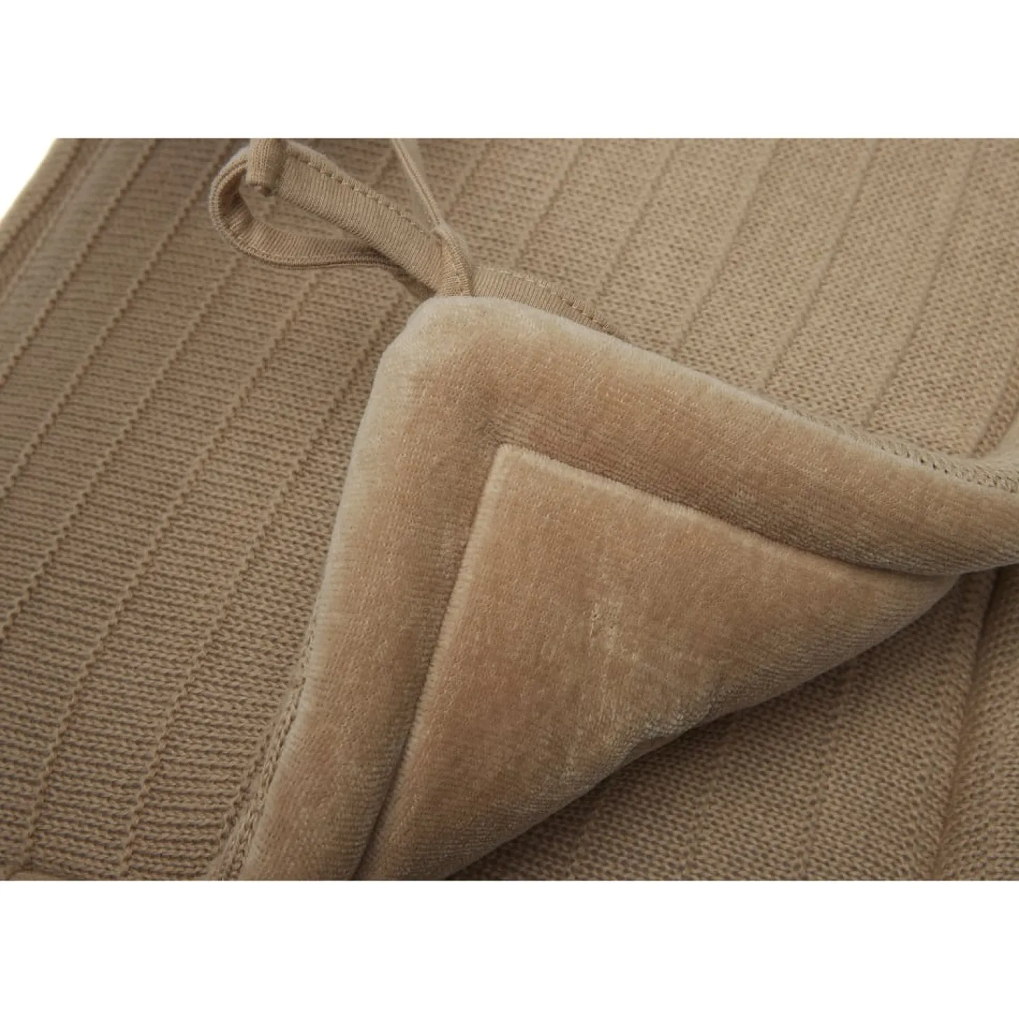 Jollein Tour de lit/Tour de parc Pure Knit Biscuit 30 x 180 cm