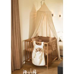 Jollein Tour de parc Check Knit Biscuit 180x30 cm