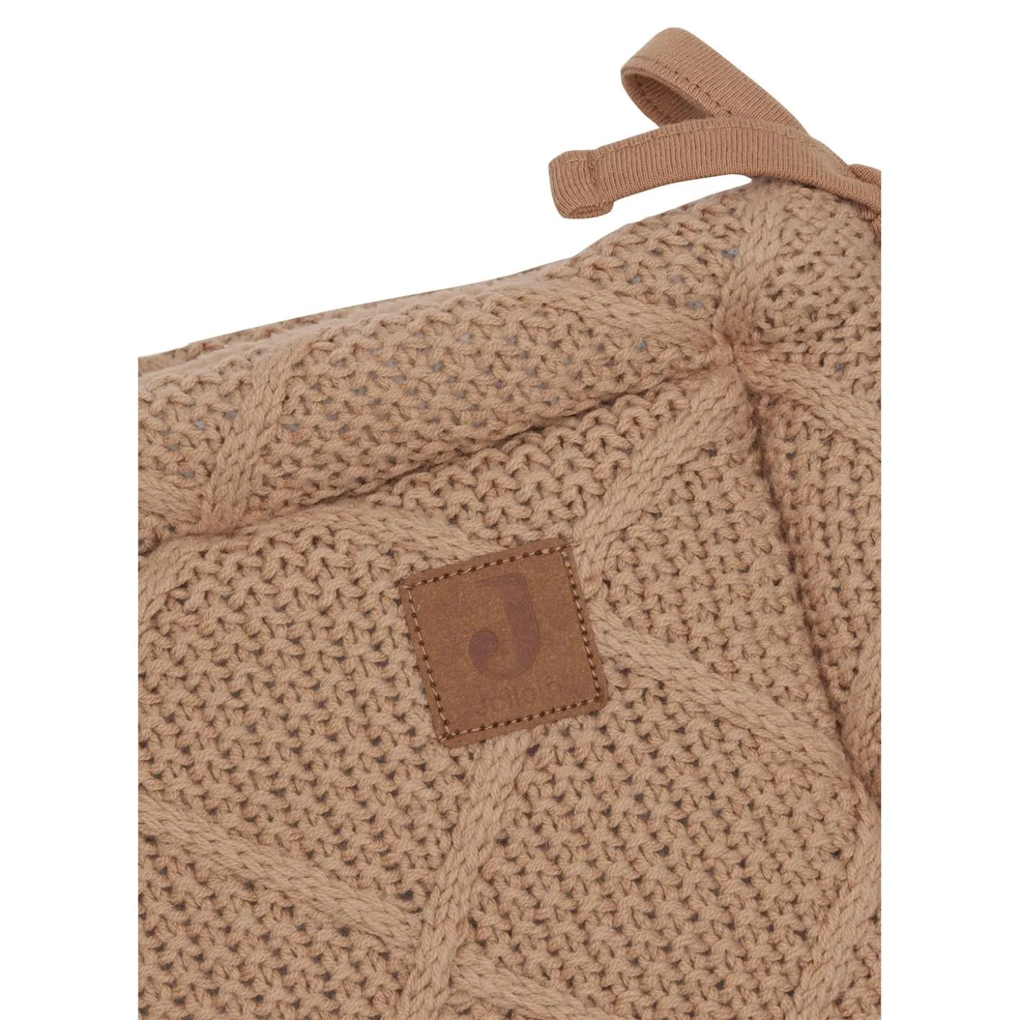 Jollein Tour de parc Check Knit Biscuit 180x30 cm