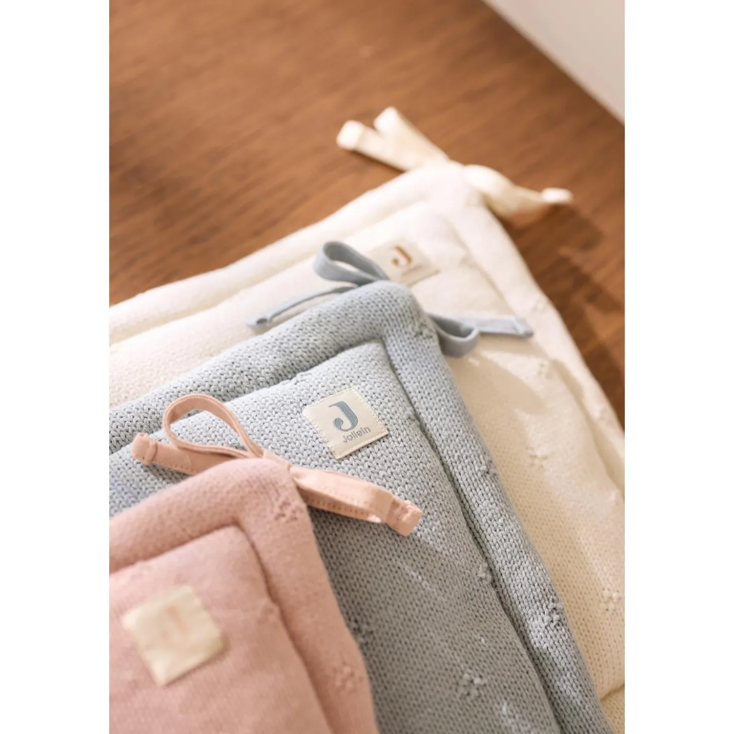 Jollein Tour de parc Cosy Knit Wild Rose 180x30 cm