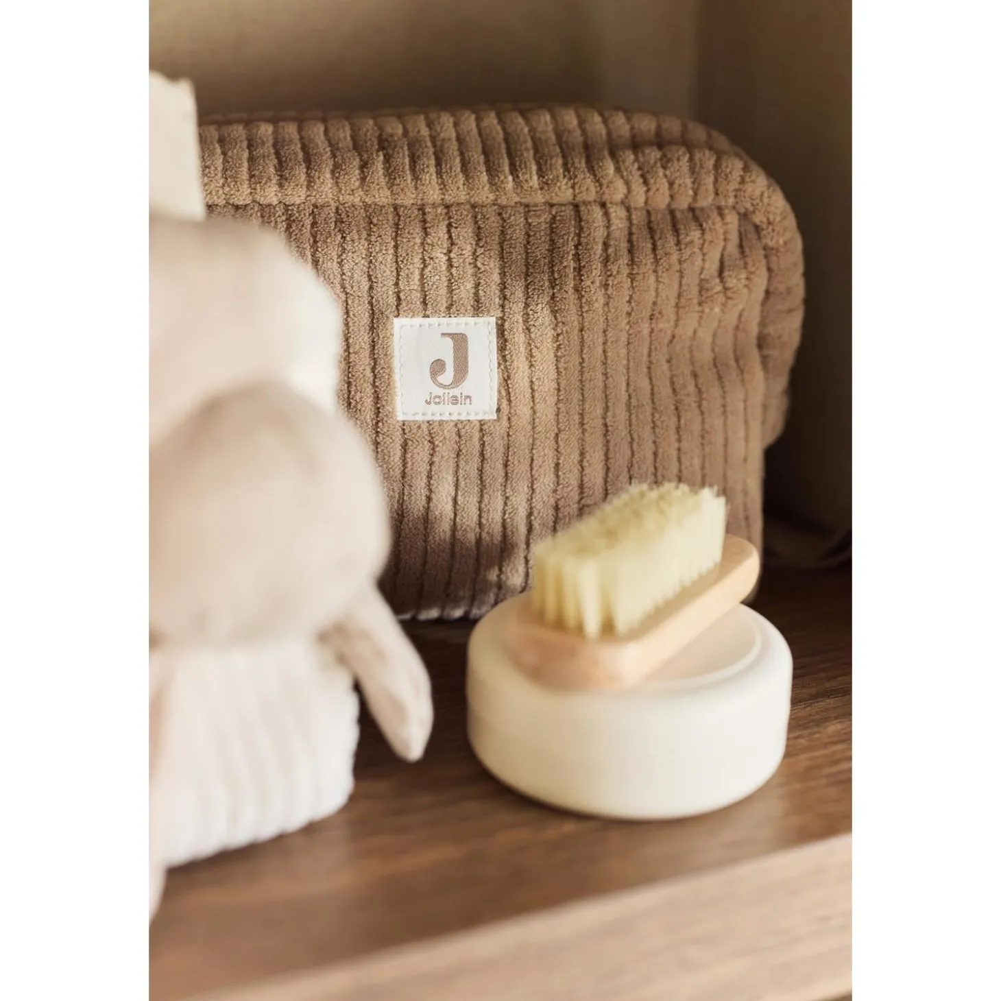 Jollein Trousse de Soins Cloudy Rib Milky Coffee